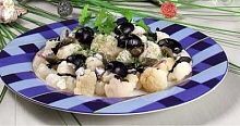 Рецепт - Салат из цветной капусты с анчоусами