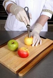Приготовление блюда по рецепту - Яблоки, фаршированные эремчеком. Шаг 1