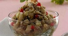 Рецепт - Баклажаны печеные с орехами