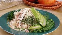 Рецепт - Салат с лососем