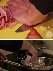 Приготовление блюда по рецепту - Спагетти а-ла карбонара. Шаг 1