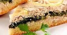 Рецепт - Пирог с тунцом и шпинатом (2)