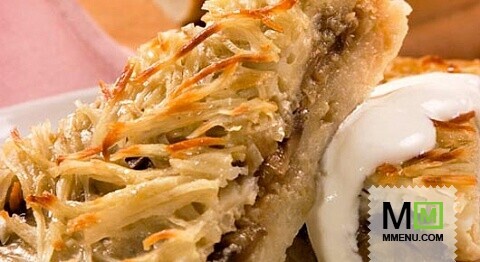 Бабка картофельная с грибами Бабка картофельная с грибами