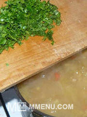 Приготовление блюда по рецепту - Суп с чечевицей и мясом.. Шаг 11