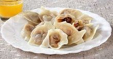 Рецепт - Вареники с фасолью и грибами