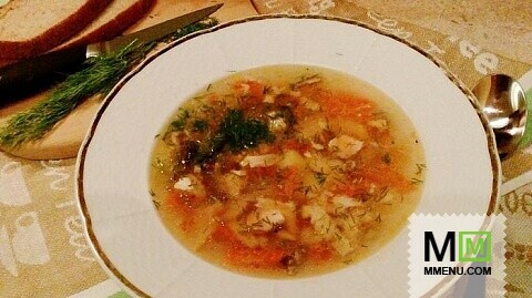 Домашний суп из форели