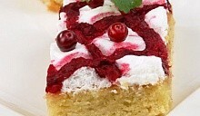 Рецепт - Клюквенно-лимонный пирог