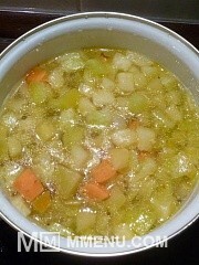 Приготовление блюда по рецепту - тыквенный суп-пюре дачный. Шаг 2