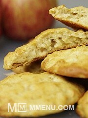 Приготовление блюда по рецепту - Быстрое яблочное печенье. Шаг 3