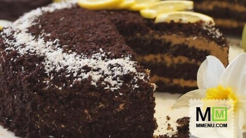 Шоколадный торт на Кипятке с карамельным кремом. Супер Вкусный Шоколадный торт!