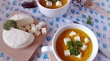 Рецепт - Крем-суп из моркови с сыром