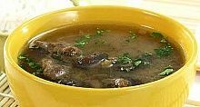 Рецепт - Суп мясной с грибами