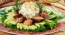 Рецепт - Салат из консервированного тунца