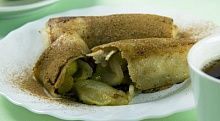 Рецепт - Блинчики с яблочной начинкой