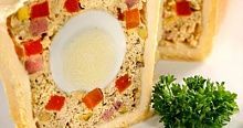 Рецепт - Пирог с птицей и яйцом