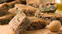 Рецепт - Кюкю из зелени с орехами