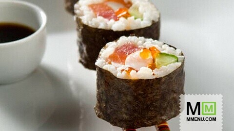 Кайсен футомаки (суши с морепродуктами)