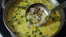 Рецепт - Самый вкусный грибной сливочный суп 