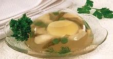 Рецепт - Заливное из рыбы со спаржей