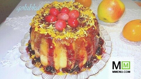 десерт "Фруктовое лукошко" десерт "Фруктовое лукошко"
