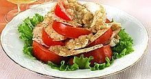 Рецепт - Куриный салат с горчичной заправкой