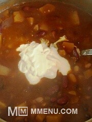 Приготовление блюда по рецепту - Густой суп с фасолью и картофелем. Шаг 8