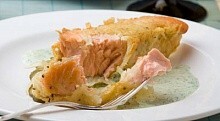 Рецепт - Филе лосося в картофельной корочке