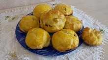 Рецепт - Булочки с изюмом к Пасхе