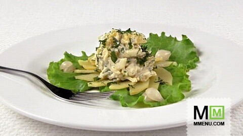 Картофельный салат с зеленью Картофельный салат с зеленью