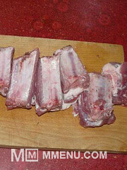Приготовление блюда по рецепту - Тушеные свиные ребра. Шаг 1