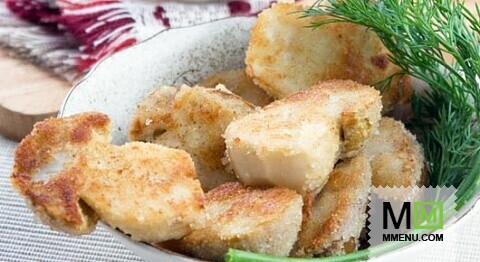 Белые грибы, жаренные в сухарях Белые грибы, жаренные в сухарях