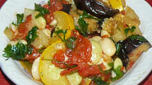 Рецепт - Овощное рагу с молодой фасолью