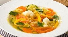 Рецепт - Суп картофельный с кабачками и цветной капустой