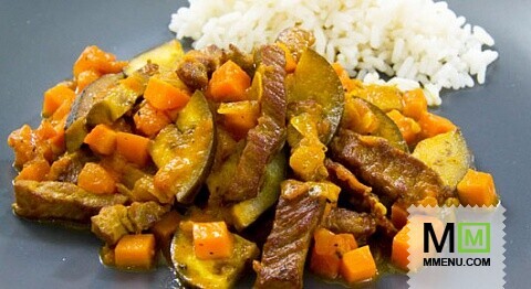 Мясо с баклажанами Мясо с баклажанами