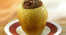 Рецепт - Яблоки с орехами