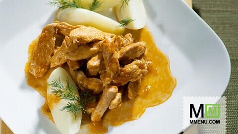 Поджарка из куриного филе Поджарка из куриного филе