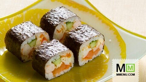 Кайсен футомаки (суши с морепродуктами) - 2 Кайсен футомаки (суши с морепродуктами) - 2