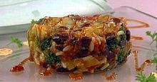 Рецепт - Запеканка из фасоли с овощами