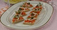Рецепт - Канапе с копченым лососем (2)
