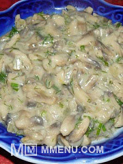 Приготовление блюда по рецепту - Жареные грибы со сметаной. Шаг 1