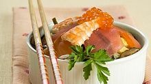 Рецепт - Хина чираши с морепродуктами