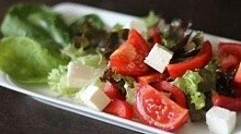 Рецепт - Овощной салат с сыром "Фета"