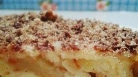 Манник как торт . Манник на кефире в духовке. Простой и вкусный пирог с яблоками.