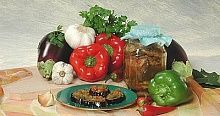 Рецепт - Соте из баклажанов (приправа острая)