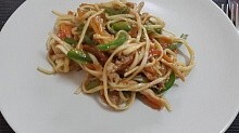 Рецепт - Удон с курочкой