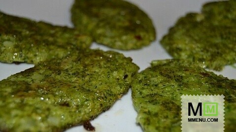 Зеленые оладья (из брокколи)