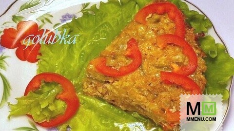 Пышный, овощной омлет Пышный, овощной омлет