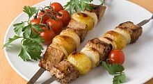 Рецепт - Шашлык из свинины с картофелем (2)