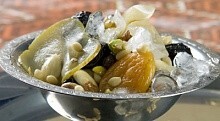 Рецепт - Салат из сухофруктов со льдом
