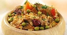 Рецепт - Плов с курицей и свининой